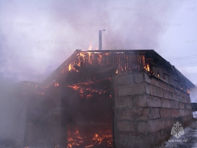 Пожар в г. Нижнеудинске