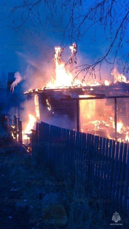 Пожар в г. Нижнеудинске