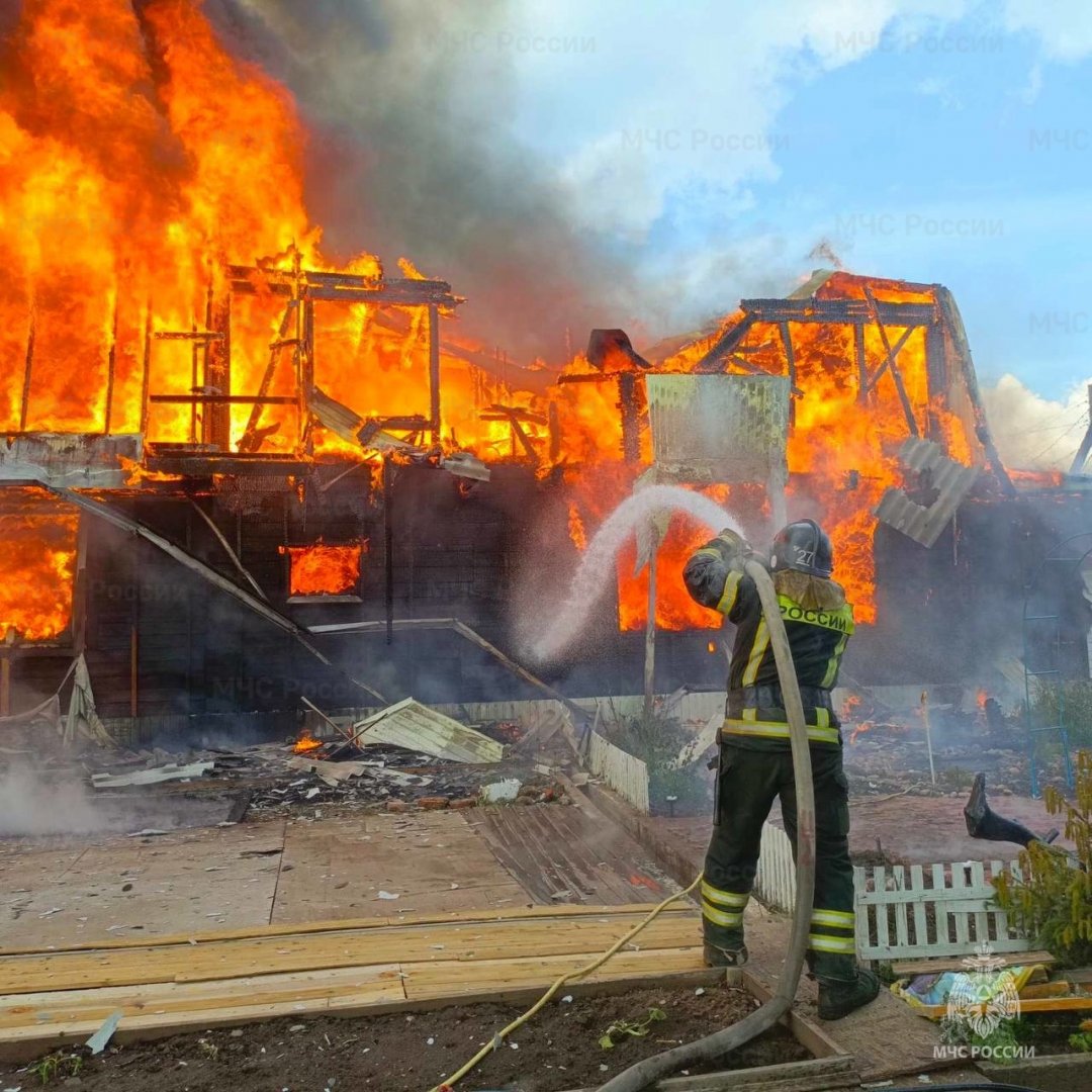 Пожар в Нижнеудинском районе