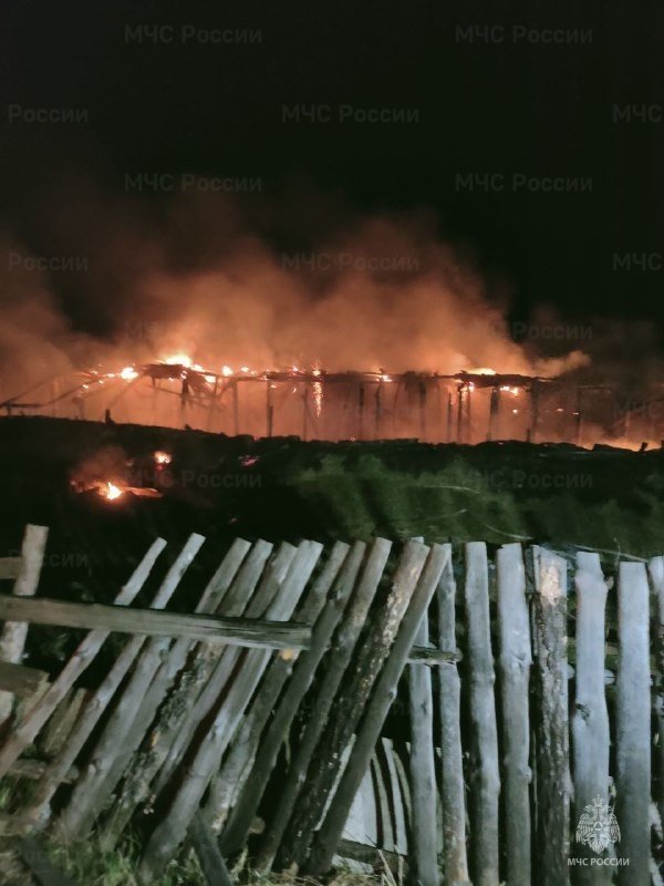 Пожар в Нижнеудинском районе