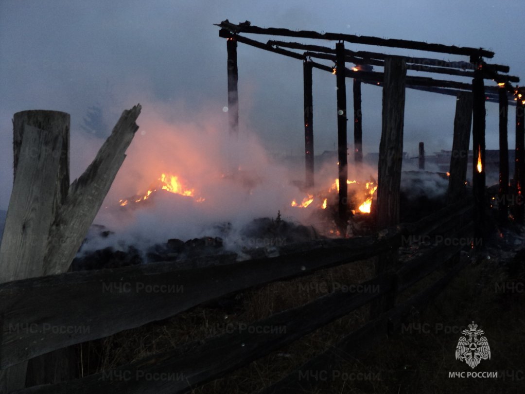 Пожар в г. Нижнеудинске