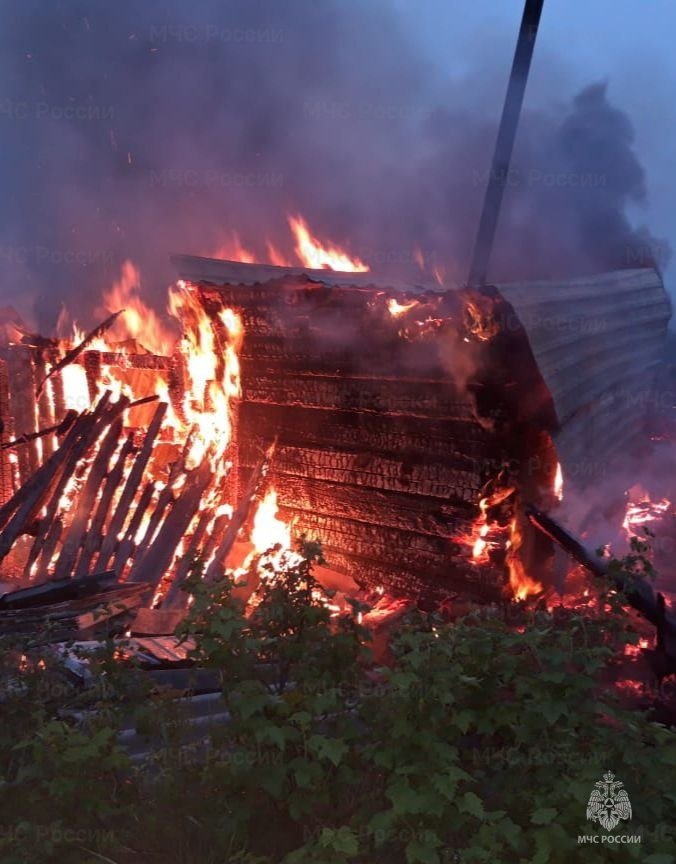 Пожар в Нижнеудинском районе