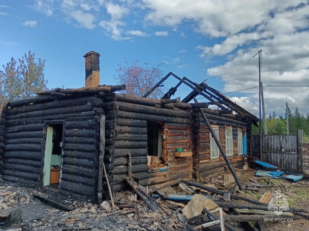 Пожар в Нижнеудинском районе